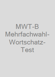 Cover MWT-B Mehrfachwahl-Wortschatz-Test