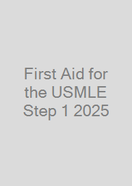 Cover First Aid for the USMLE Step 1 2025