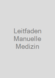 Cover Leitfaden Manuelle Medizin