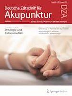 Cover Deutsche Zeitschrift für Akupunktur