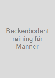 Cover Beckenbodentraining für Männer