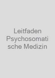 Cover Leitfaden Psychosomatische Medizin