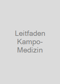 Cover Leitfaden Kampo-Medizin