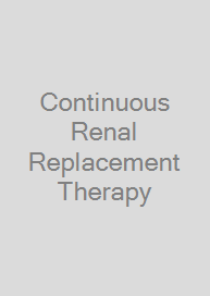 Cover Continuous Renal Replacement Therapy