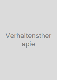 Verhaltenstherapie