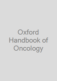 Cover Oxford Handbook of Oncology