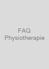 Cover FAQ Physiotherapie