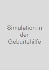 Cover Simulation in der Geburtshilfe