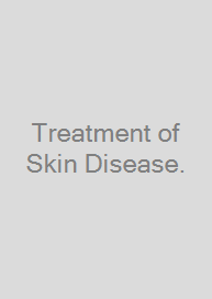 Cover Treatment of Skin Disease.