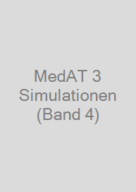 Cover MedAT 3 Simulationen (Band 4)