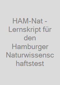 Cover HAM-Nat - Lernskript für den Hamburger Naturwissenschaftstest