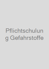 Cover Pflichtschulung Gefahrstoffe