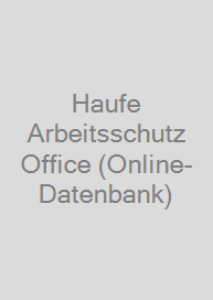 Cover Haufe Arbeitsschutz Office (Online-Datenbank)